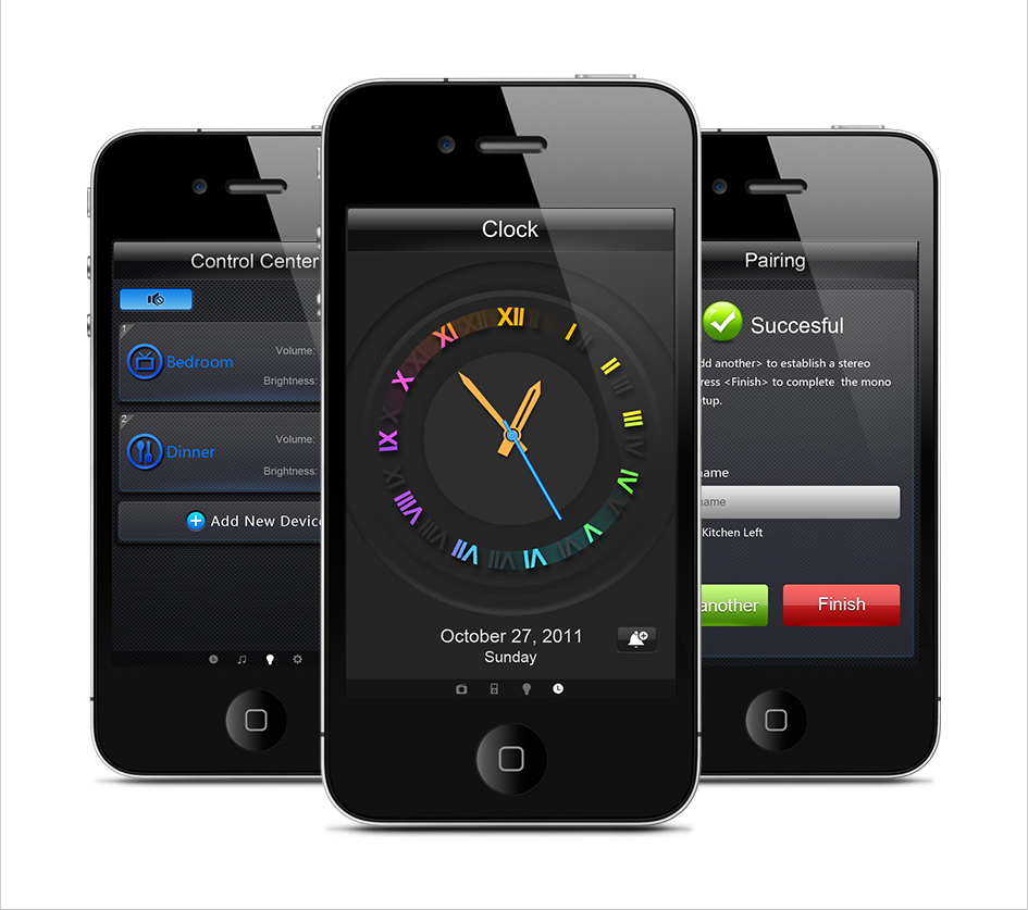 AudioBulb家庭智能控制軟件界面設(shè)計