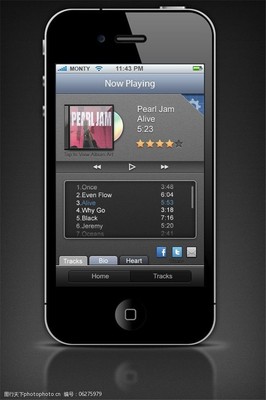 手機軟件界面設計UI素材